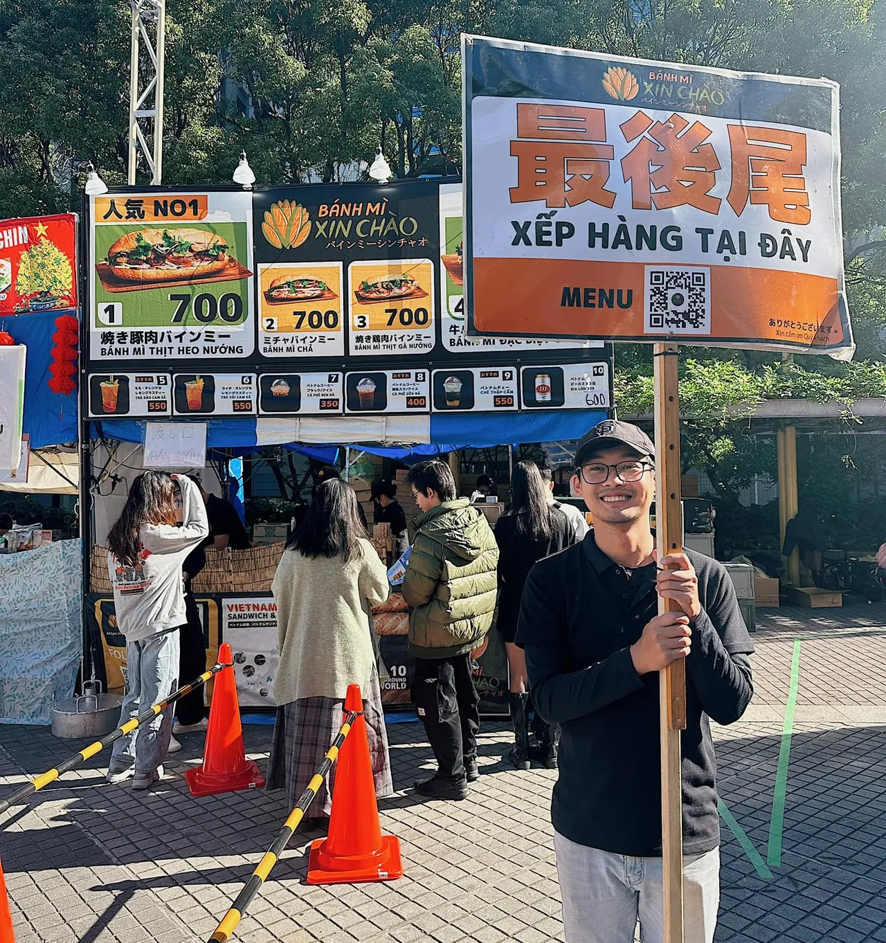 Gian hàng của Bánh Mì Xin Chào. Ảnh: Quý Đặng