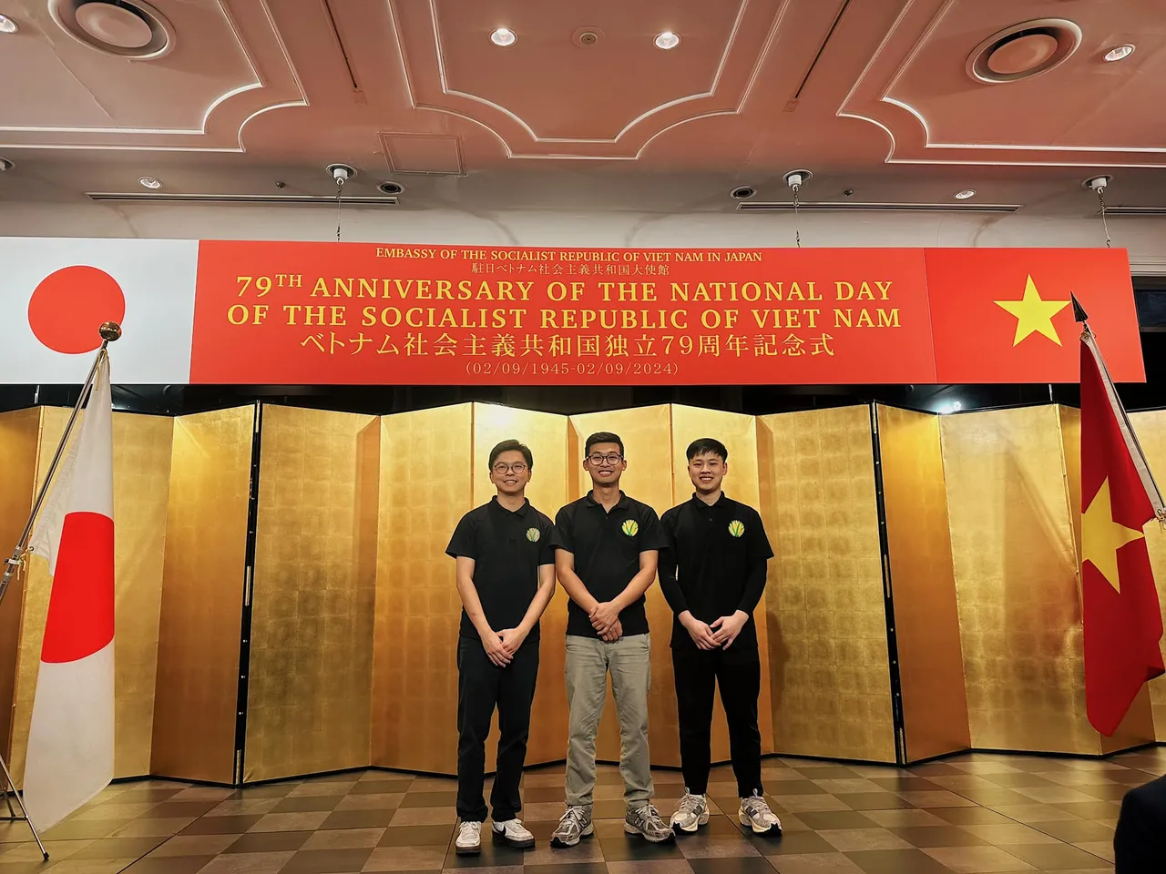 Banh Mi Xin Chao staff from left: Quy Dang, Van Tai, Trung Kien. Photo: Quy Dang
