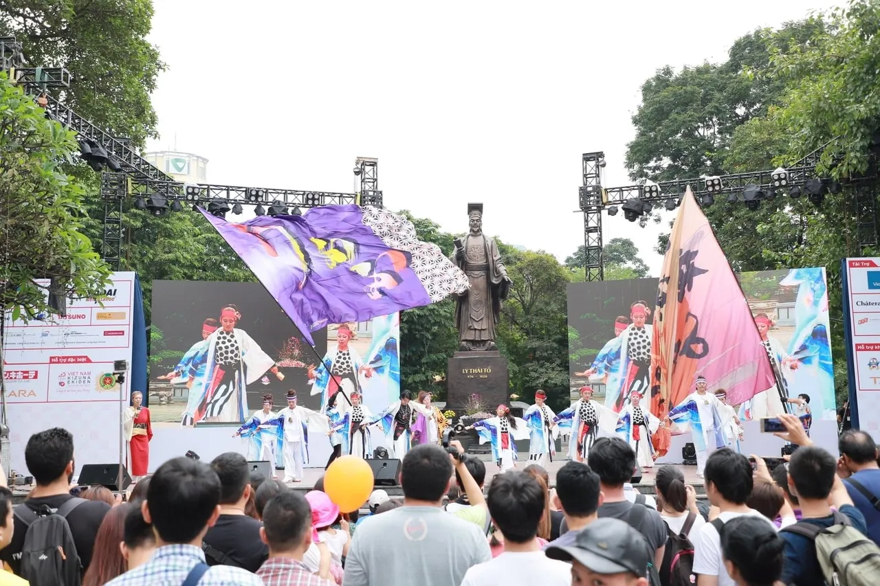 Những tiết mục đậm sắc văn hoá Nhật Bản tại Kanagawa Festival Hà Nội 2023. Nguồn: Báo Hà Nội mới