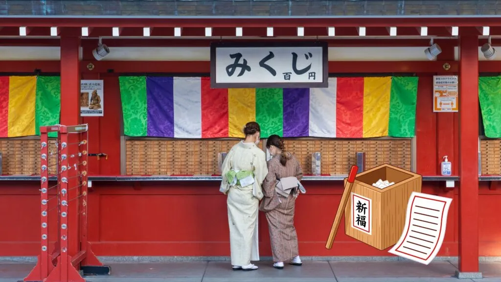 Omikuji counter at Sensoji Temple. Source: joyn.tokyo