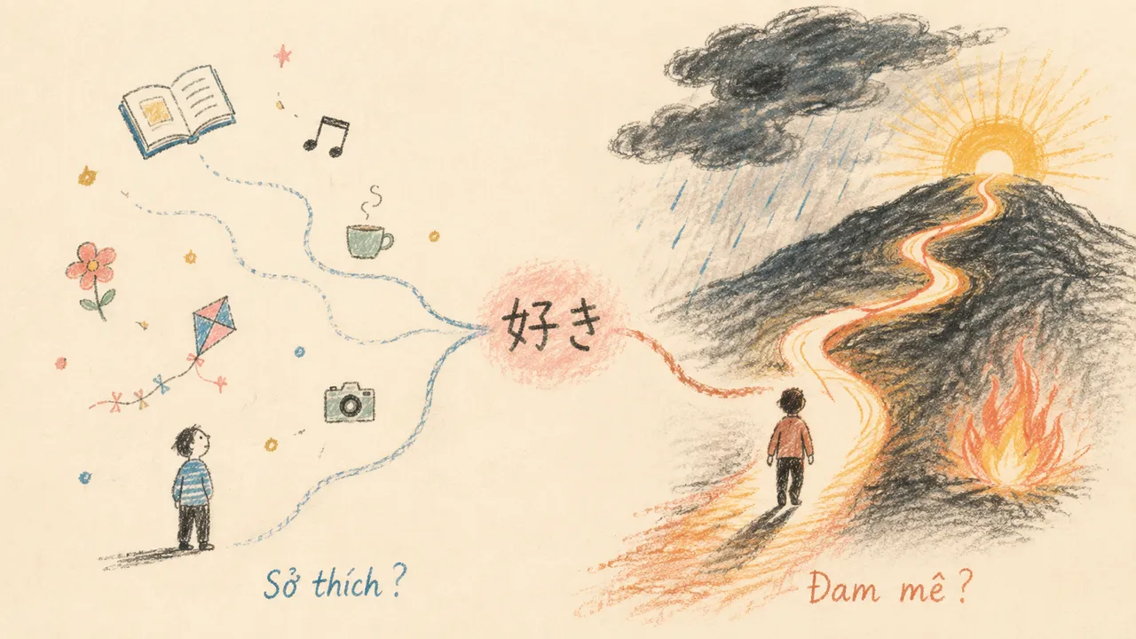 “Sở thích” or “Đam mê”?. Image generated by ChatGPT