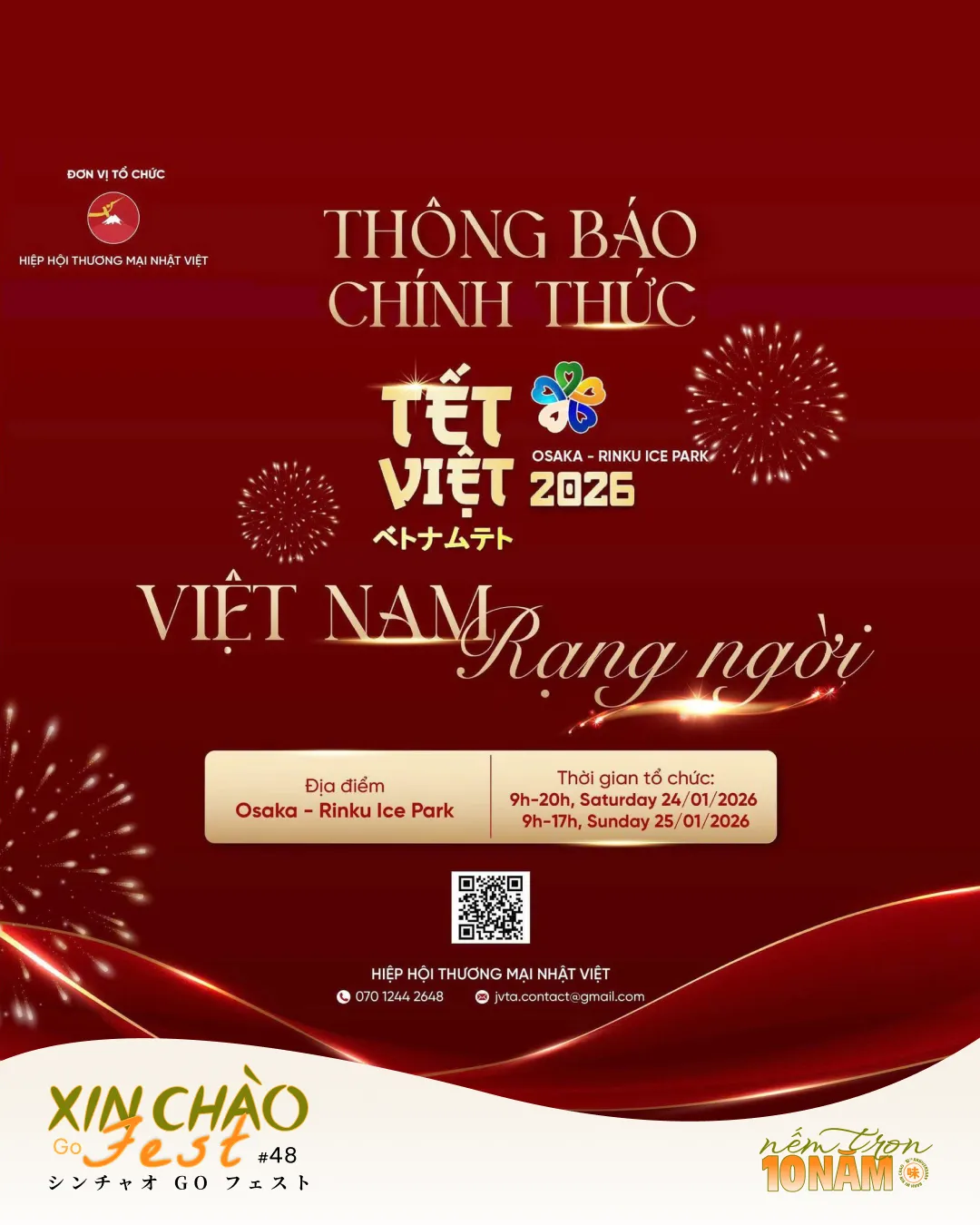 Xin Chào Go Fest #48: Banh Mi Xin Chao joins Vietnam Tet Festival 2026 in Osaka