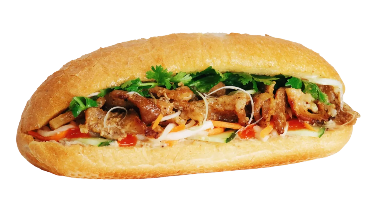 Bánh mì thịt heo nướng