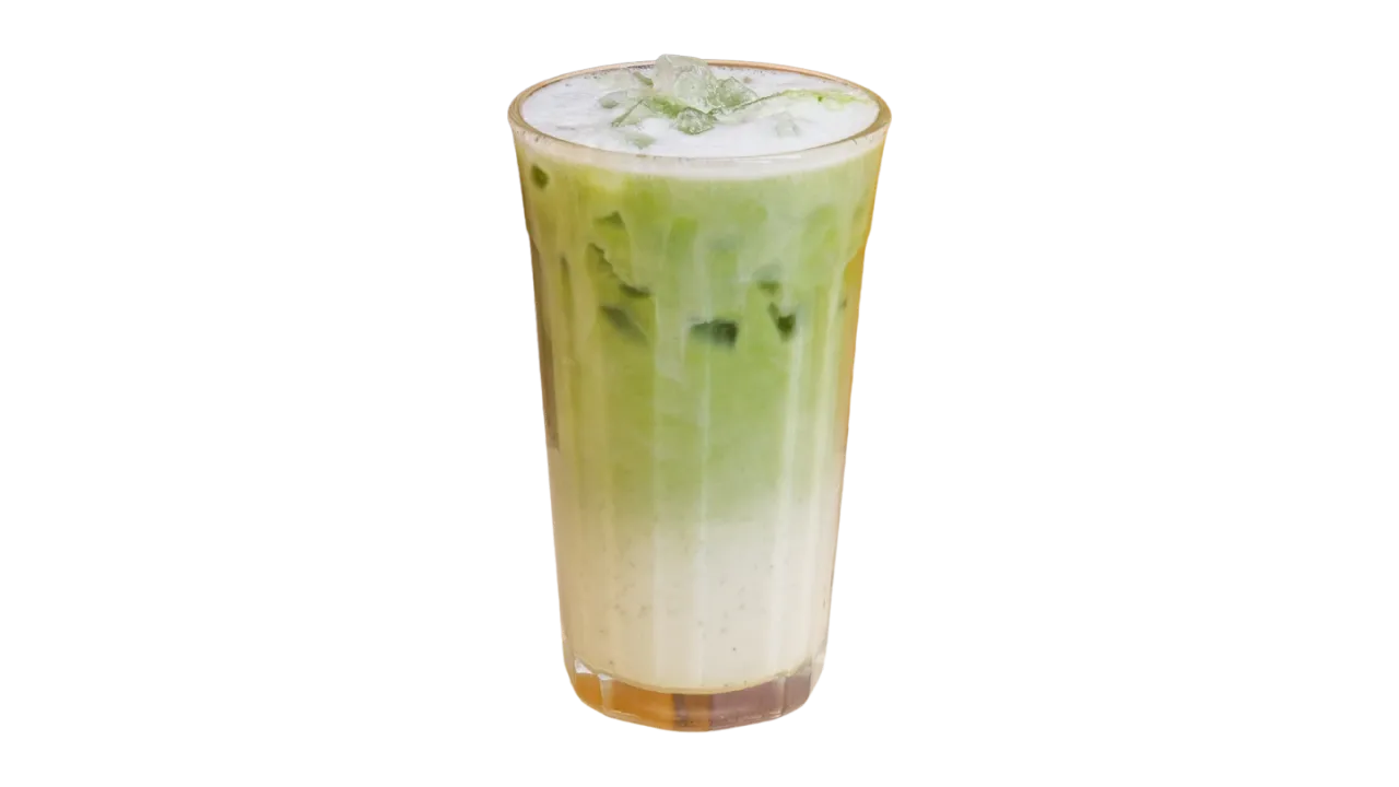 Coconut matcha latte